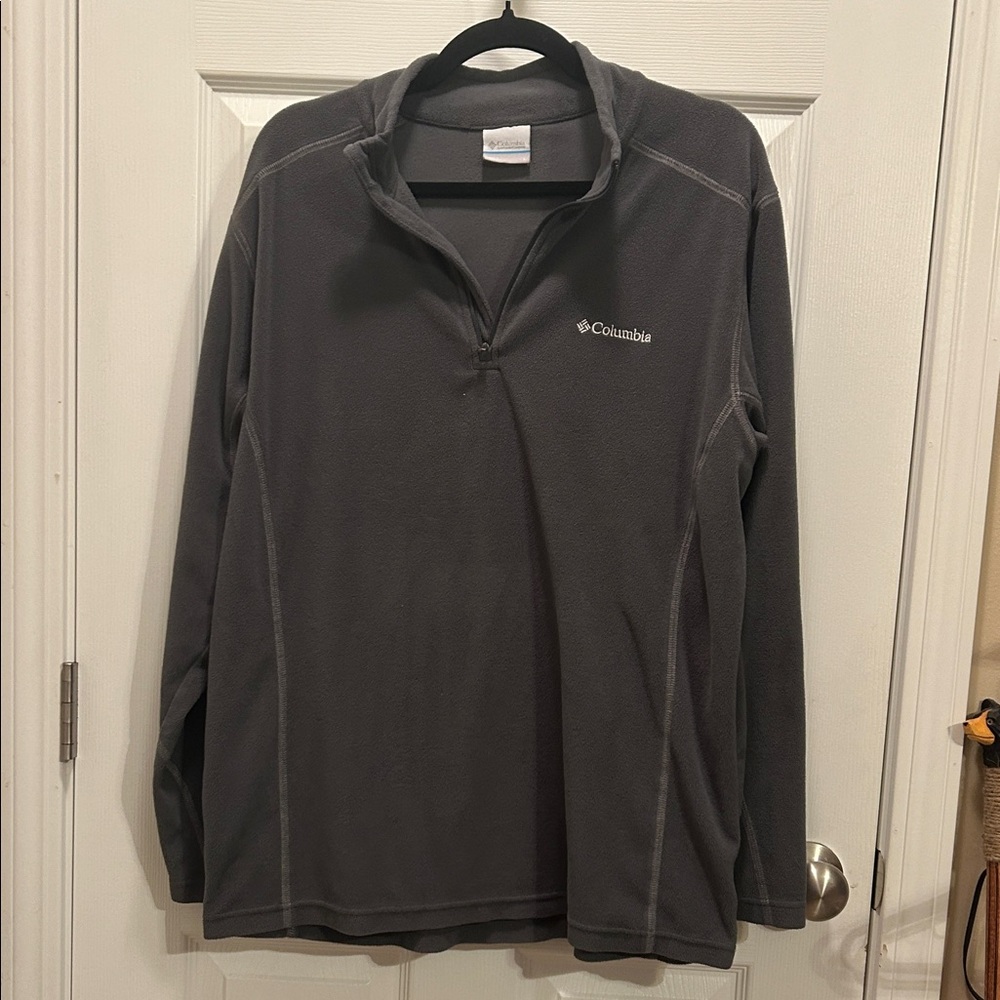 Columbia Charcoal Quarter-Zip Fleece
